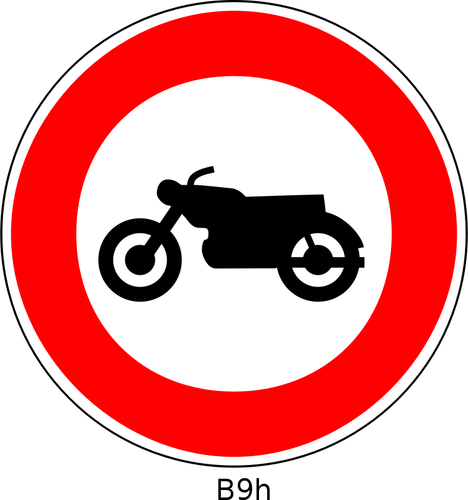 Векторные картинки нет записи для мотоциклов и легких мотоциклов круглые запрещающие дорожный знак