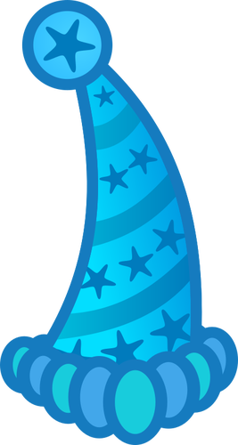 قبعة حزب أزرق