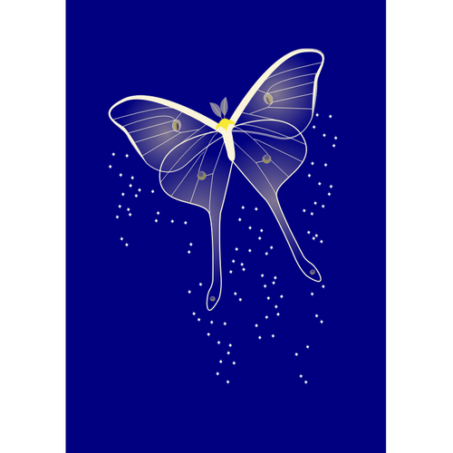 Světlé motýl Vektor Klipart