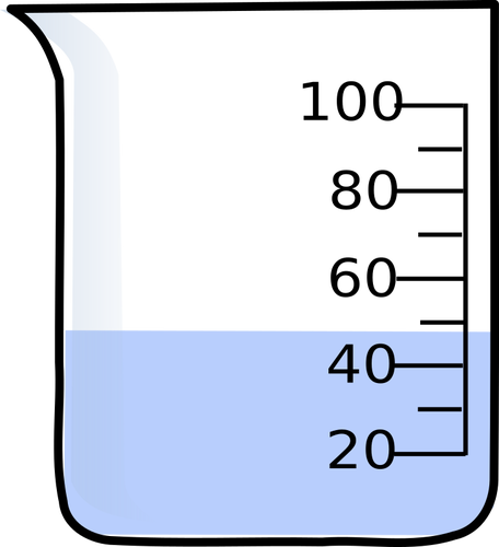 Beaker with water