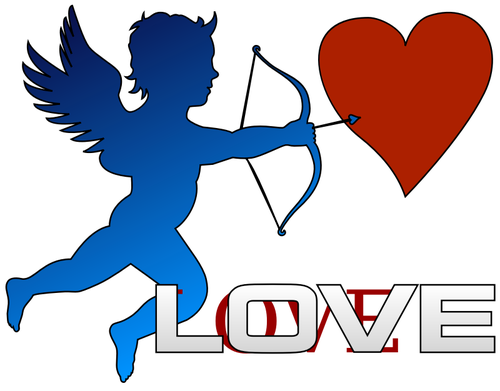 Cupid with arrow