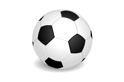 Ilustração em vetor de bola de futebol