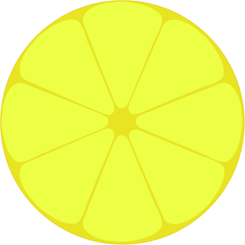 柠檬轮廓矢量图像
