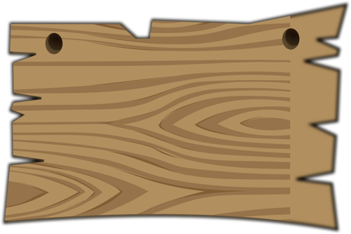 علامة خشبية بعد صورة المتجه