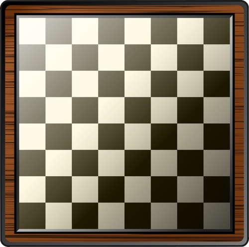 木製のチェス盤