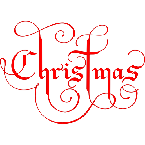 Image vectorielle de Noël texte