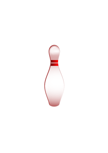 Illustrazione vettoriale di pin bowling