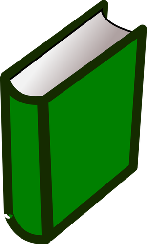 녹색 hardback 책 클립 아트
