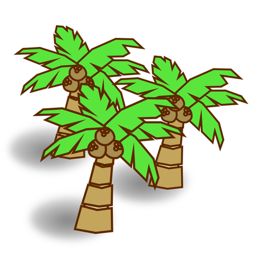 Dschungel-Kartensymbol