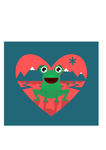 Kjærlighet frosk