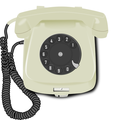 古い電話のイメージ