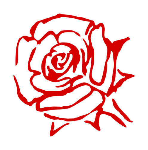 Desenho de rosa