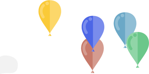 Cinco balões
