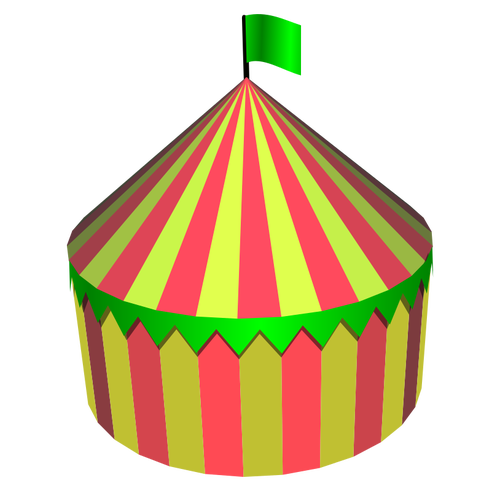 Zirkus-Zelt