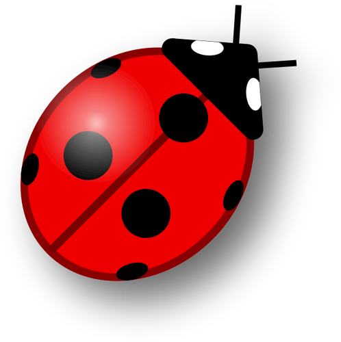 Simbol de vector Ladybug
