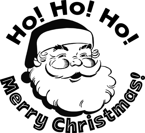 Santa mengatakan ho ho ho