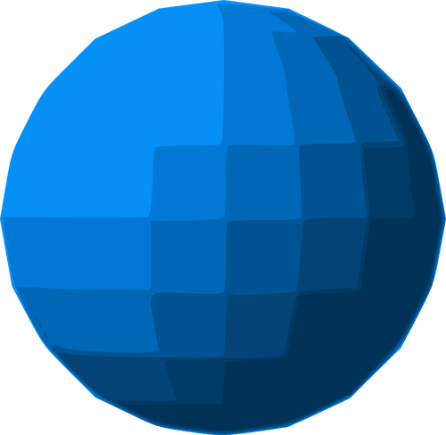 Диско-шар голубой шар