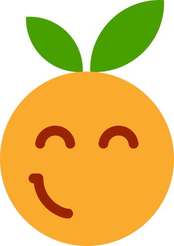 Spännande orange