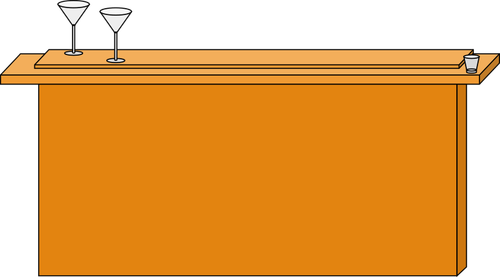 Dřevěný bar