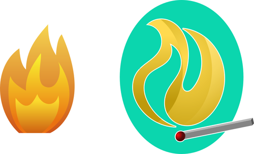 Deux flammes