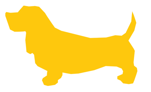 Gele hond afbeelding