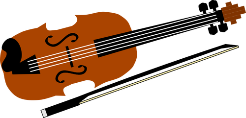 Imagen vectorial de violín