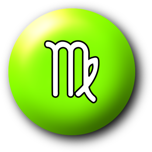 Virgo zielony symbol