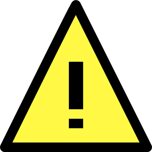 Imagen de icono de advertencia