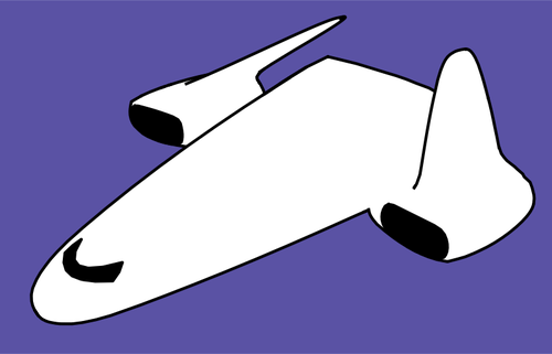 Image vectorielle de vaisseau spatial