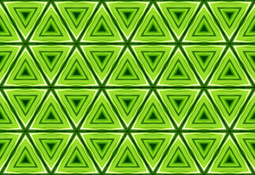 緑の三角形の背景パターン