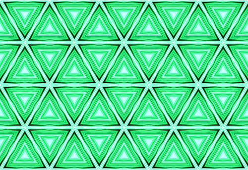 Triangles vert et motif de fond