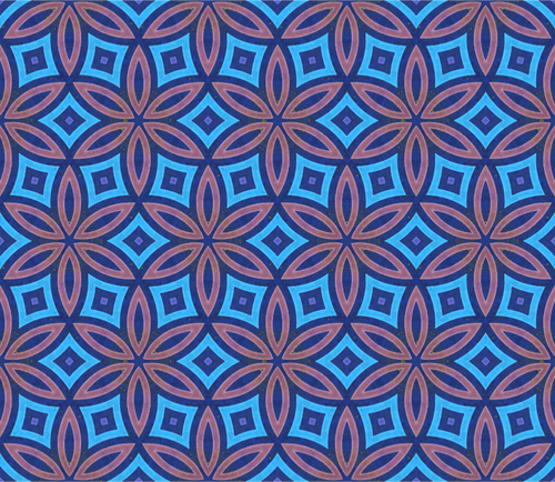 Background pattern in geometrical shapes