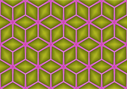 Grønt mønster med rosa striper