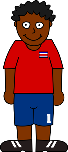 Giocatore di gioco del calcio da Costa Rica