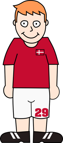 डेनमार्क से फुटबॉल खिलाड़ी