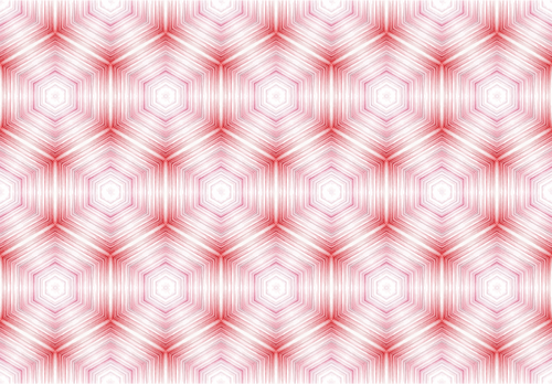 Pola geometris dalam merah muda pucat
