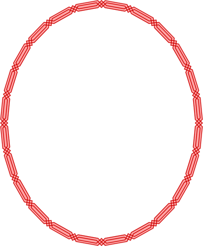 Oval Egyptian frame