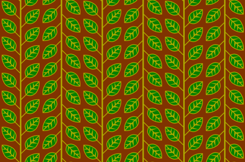 Grønne mønster med rød bakgrunn