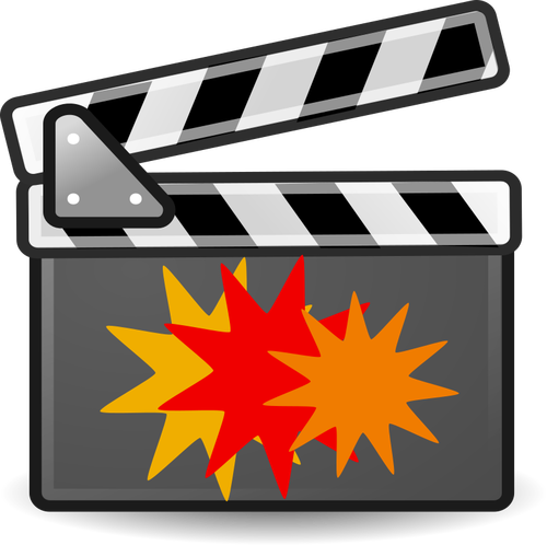 Action film vektor symbol