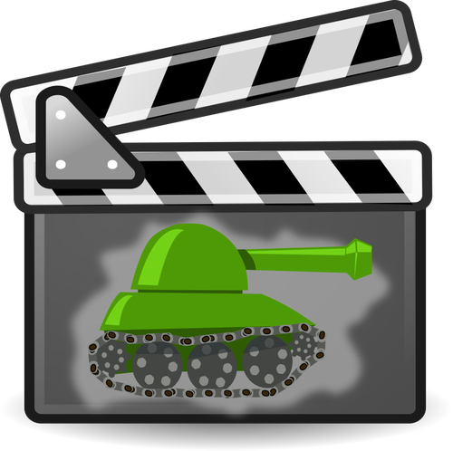 Oorlog film vector afbeelding