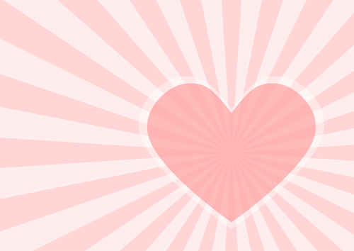 Hjertet design i rosa