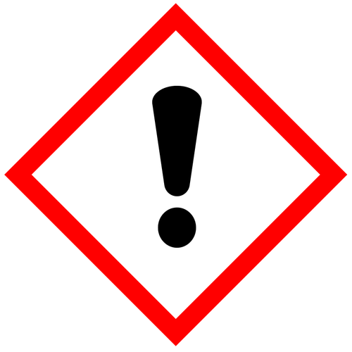 Vector symbool voor gevaarlijke stoffen
