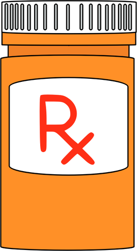 Sticlă de medicament baza de prescriptie medicala