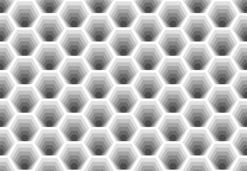 六角形のパターン ベクトル画像