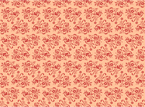 Motif floral en rouge et rose