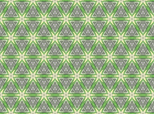 Background pattern with greenish triangles