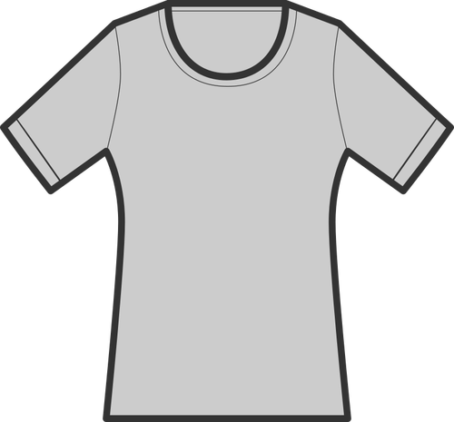 T-shirt i smal form