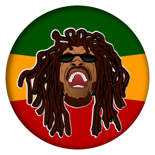 Rastafari Kopf