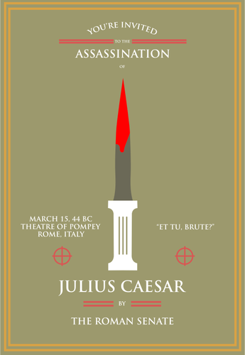 Julius Caesar-Plakat