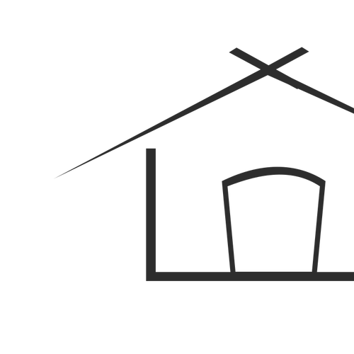 Desenho de casa de fazenda